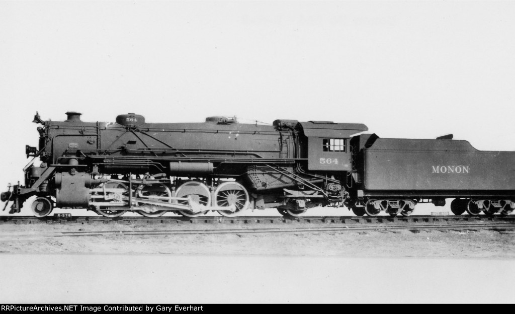 CIL 2-8-2 #564 - Chicago, Indianapolis & Louisville (Monon)